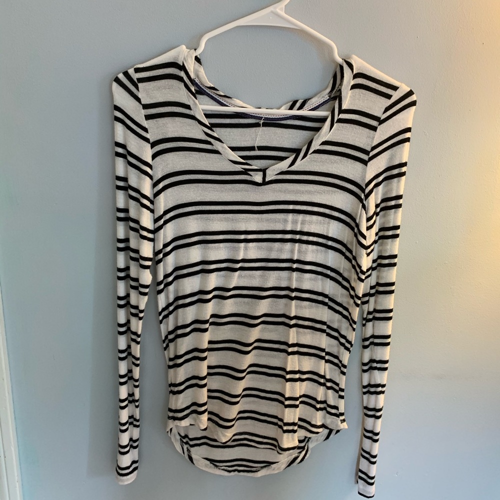 Long sleeve striped shirt